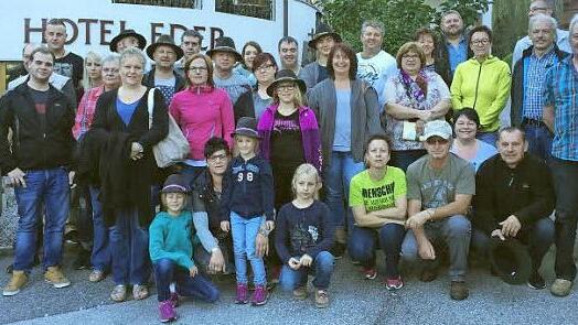 Die Reisegruppe der Pressecker Feuerwehr in Raumsau Foto: privat