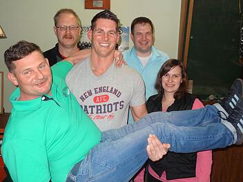 Ein starkes Team - der neu gewählte Vorstand Ralph Rudolph, Chris Karg, Axel Ehliger, Oliver Hebling und Stefanie Rügamer . Fotos: Elli Stühler