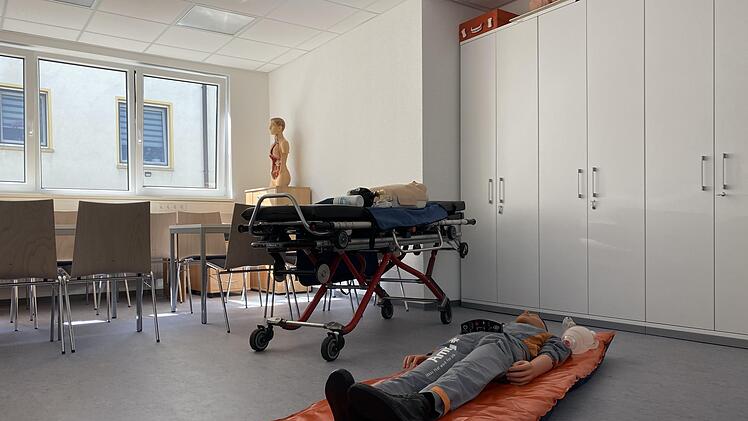 Blick in die neue Rettungswache Foto: Regiomed