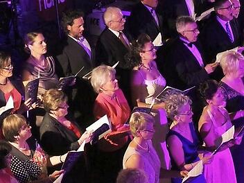Die Sänger des Forchheimer Liedervereins zeigten sich in stimmlicher Hochform. Foto: Hansotto Neubauer