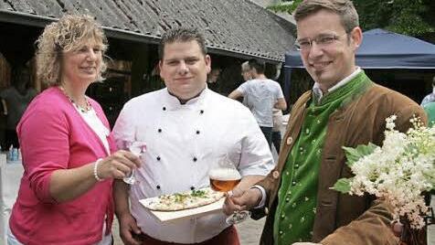 Maria Eismann (v.l.), Markus Huberth und Johannes Eismann