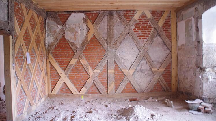 Großbaustelle Nordflügel. Foto: Marco Meißner