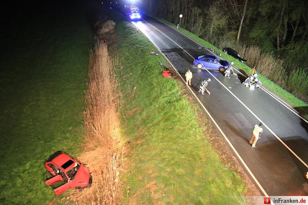 Mann stirbt nach schwerer Kollision bei Langenzenn