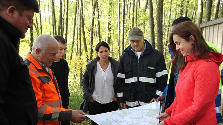 Eine Karte, in der die Wasserversorgung des Markts Geroda eingezeichnet ist, liegt den Experten vor. Wie die Quelle allerdings im Innern aussieht, weiß niemand. Foto: Ulrike Müller