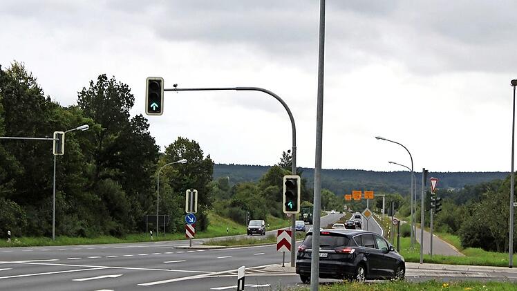 Die vierspurige B 22 zwischen Bamberg und Stegaurach ist die meistbefahrene Bundesstraße im Landkreis. Foto: hak