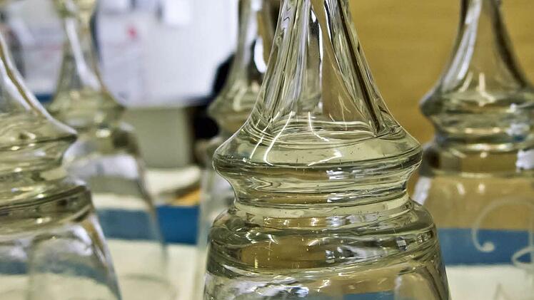 Historische Gläser in den Coburger Kunstsammlungen.Foto: Jochen Berger
