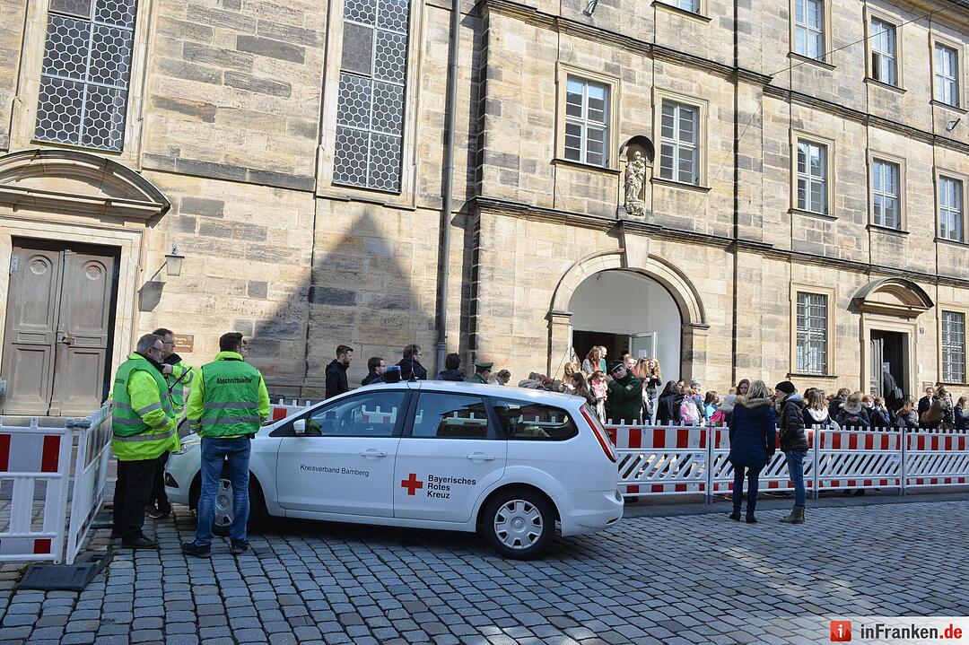 Großeinsatz an Maria-Ward-Schule Bamberg