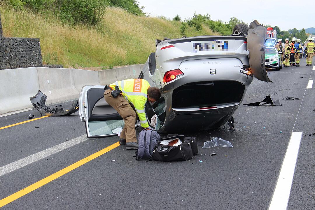 Bayreuth: Schwerer Unfall auf der A9 Richtung Berlin