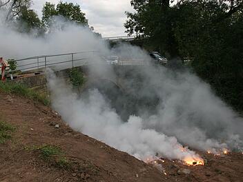 In Meschenbach ist am Freitagabend eine giftige Granate explodiert. Foto: Michael Stelzner