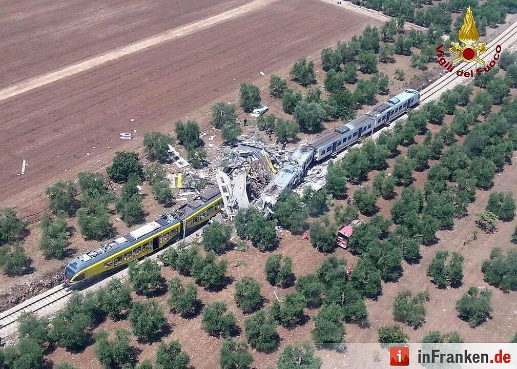 Viele Tote bei Zugünglück in Italien