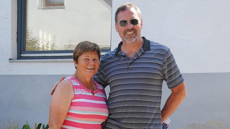 Besuch aus Ohio: Doris Vorndran, mit Greg Fondran. Foto: Anton Enders