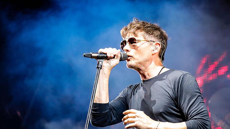 a-ha-Sänger Morten Harket beim Konzert in Coburg.Foto: Matthias Hoch