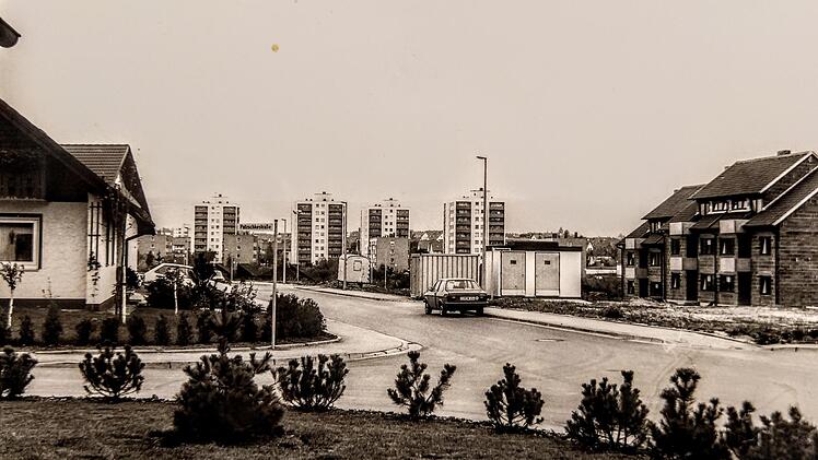 Blick in die Heusingerstraße im Jahr 1982