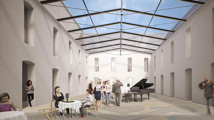 Visualisierung des neuen Speisesaals Foto: Brückner & Brückner Architekten Tirschenreuth I Würzburg