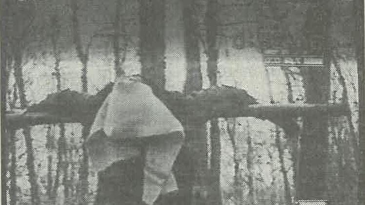 Weil es technisch damals noch keine andere Lösung gab, fotografierte Karlheinz Franz die Szenen vom Fernsehbildschirm ab.