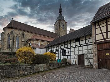 Der Roadtrip beginnt im unterfränkischen Ebern, mit seinem prächtigen Fachwerk-Altbau im Ortskern.