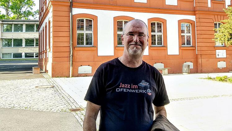 Jazz-Fan aus Wilhelmsthal: Dr. Christoph Armbrecht  in Bad Rodach.Foto: Jochen Berger
