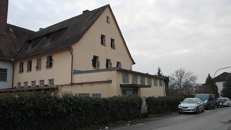 Auch die ehemalige Molkerei "Eß" wird komplett entkernt.