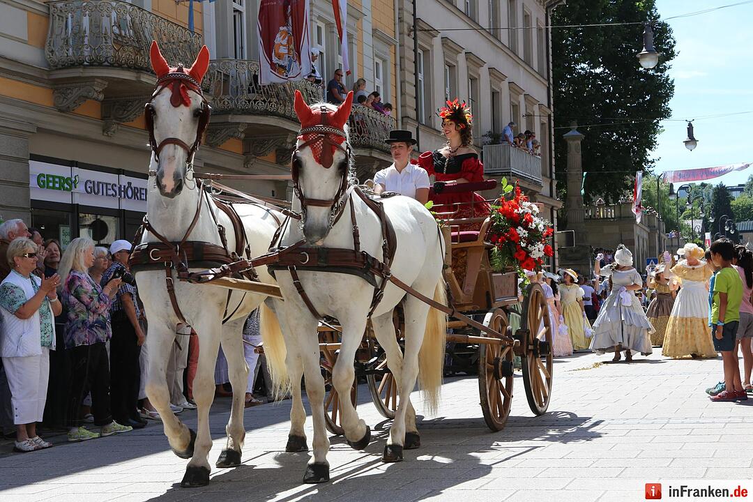 Rakoczyfest in Bad Kissingen mit Umzug; Foto: Barbara Herbst