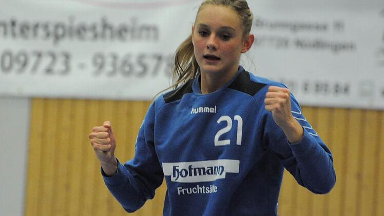 Will wieder Grund zum Jubeln haben: SG-Torfrau Pia Kunzmann. Foto: Hopf