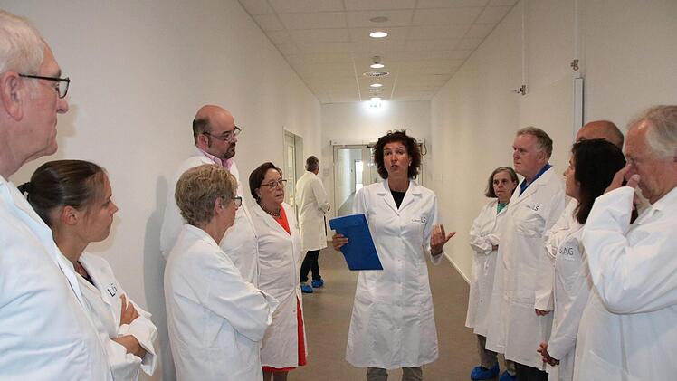 Eindrücke vom Besuch der Sozialministerin bei "Labor LS" in Großenbrach. Foto: Ralf Ruppert