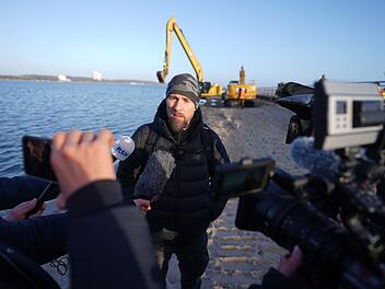 Wal an der Ostseek&uuml;ste gestrandet