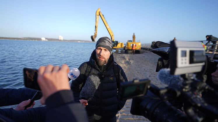 Wal an der Ostseek&uuml;ste gestrandet