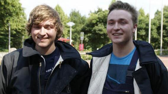 Raphael (links) und Frederic Koller aus Dankenfeld