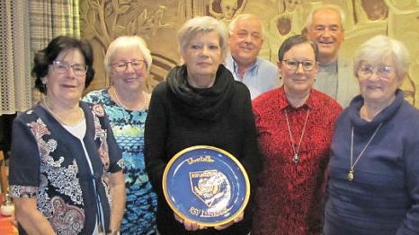 Ehrungen beim RSV Solidarität Lützelbuch (von links): Heidi Wächter, Sigrid Baudisch, Catryn Mayer, Vereinsvize Volker Fertsch, Betina Prause, Vorsitzender Dietmar Wächter und Inge Welsch  Foto: Martin Koch