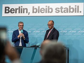 Kanzler Merz im Berliner Wahlkampf