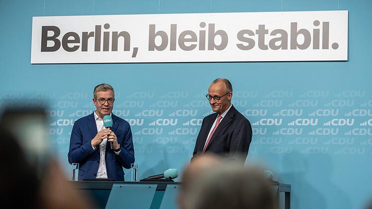 Kanzler Merz im Berliner Wahlkampf