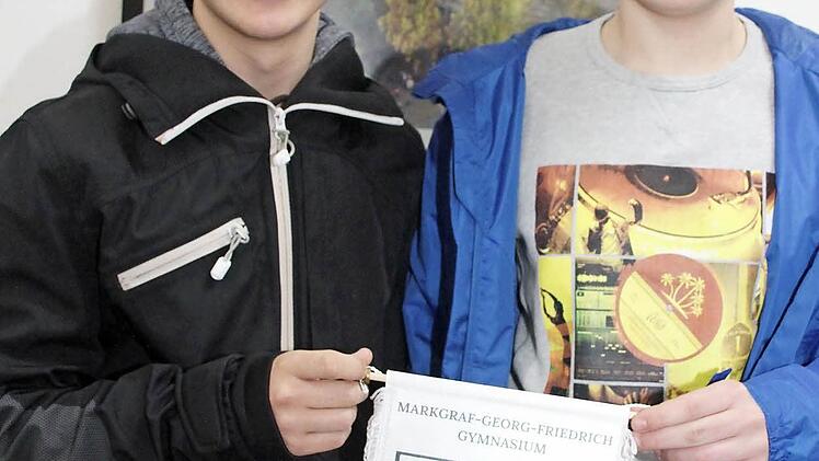 Thomas Henning (15) und Fabian Hahn (15) sind gerade auf den Sprung in die große weite Welt.