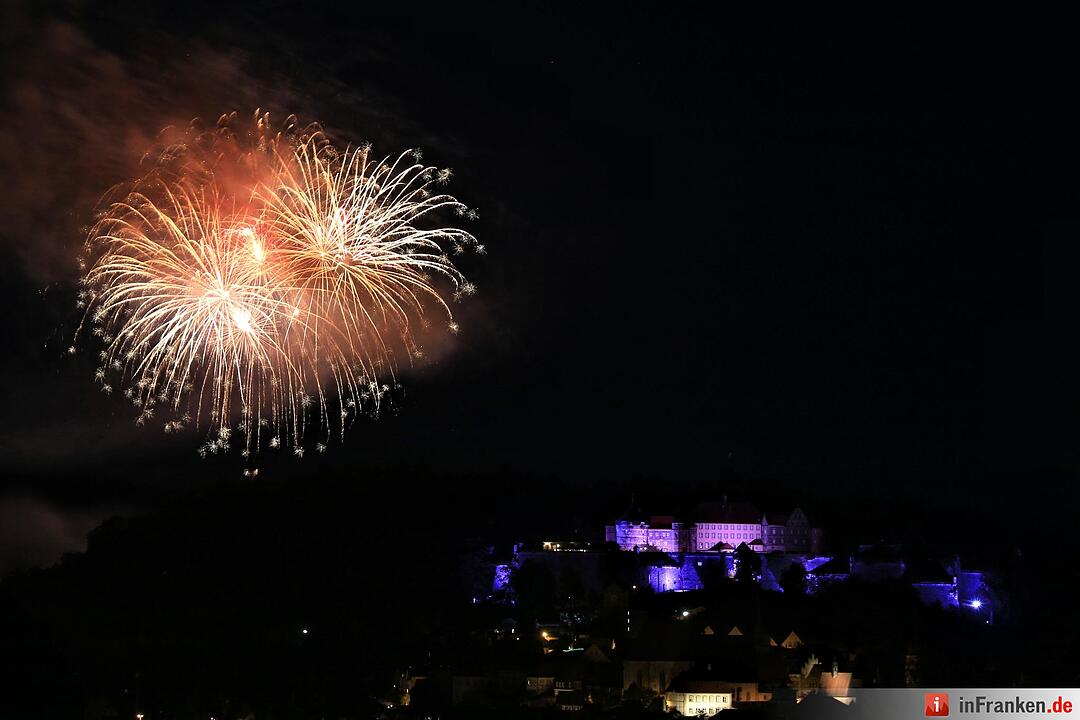 Feuerwerk am Kronacher Freischießen