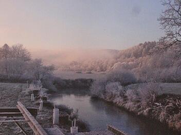 Das Siegerbild von Marion Häfner aus Gleusdorf ist eine Aufnahme von der Itz.Helmut Will