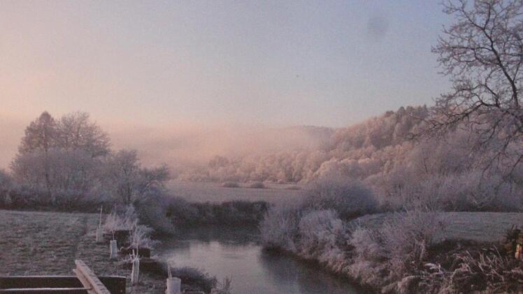 Das Siegerbild von Marion Häfner aus Gleusdorf ist eine Aufnahme von der Itz.Helmut Will