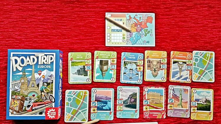 Spiele-Test "Road Trip Europa": Rezension des Draft-and-write-Spiels