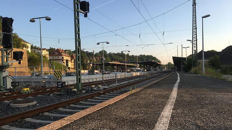Impressionen von der Baustelle Bahnhof Coburg: Anfang Juli 2017Foto: Jochen Berger