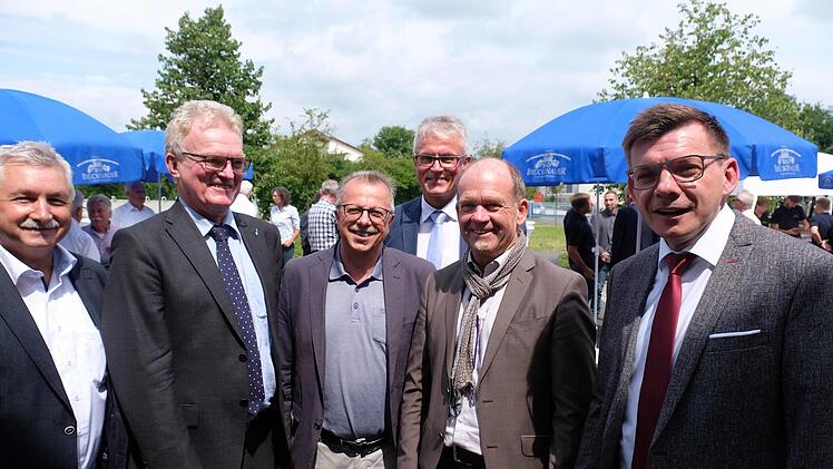 V.l.): Peter Hart, Leonhard Rosentritt, Emil Müller, Burkhard Oschmann, Karl-Heinz Kickuth und Armin Warmuth.Gerd Schaar