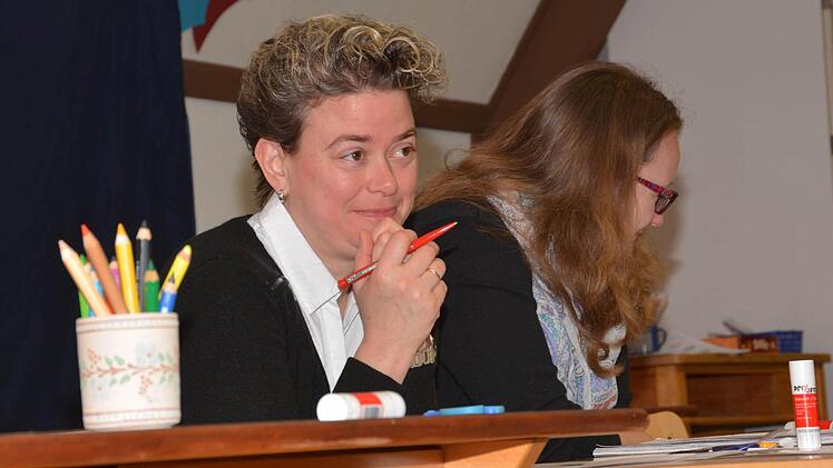 "Schule spielen" in der Theodor-Heublein-Grundschule Melkendorf  Foto: Dagmar Besand