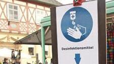 Auf Hygiene wurde beim ersten Marktsonntag großer Wert gelegt.
