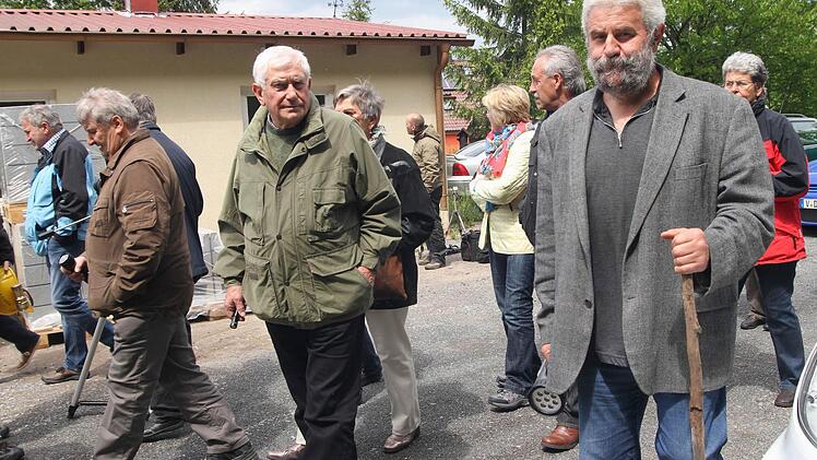 Für den Heimatgeschichtlichen Arbeitskreis unterwegs am Wochenende (rechts): Walter Martin