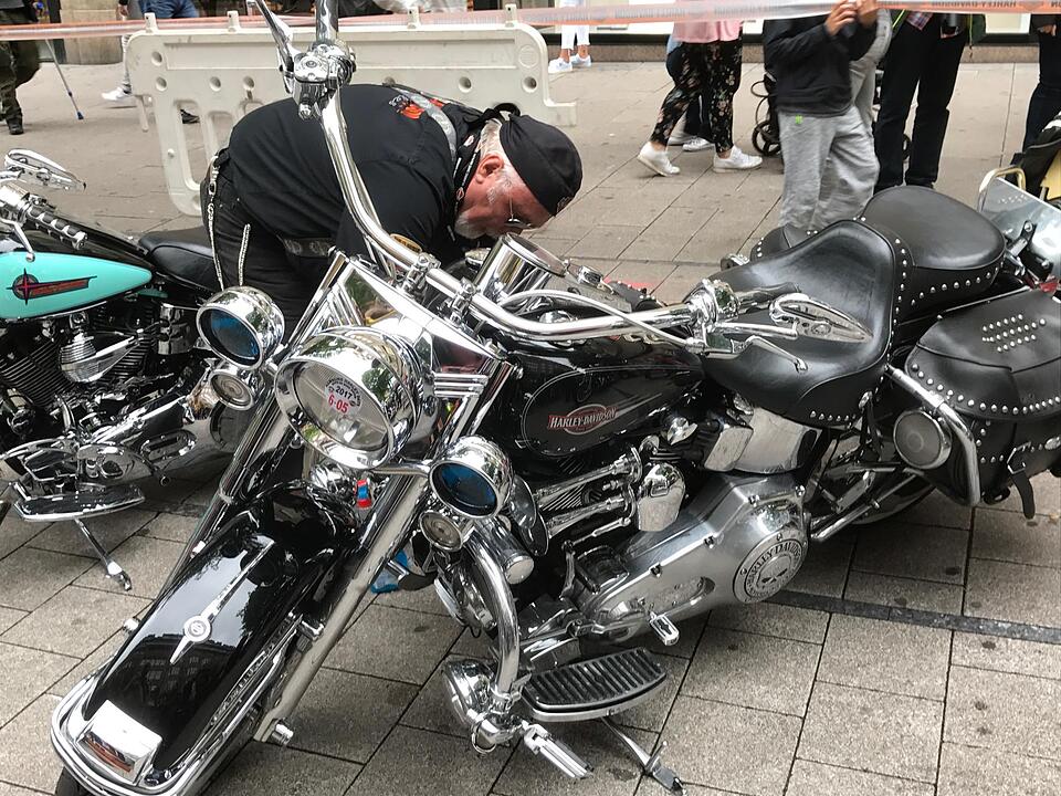 Harley-Davidson-Treffen in Hamburg
