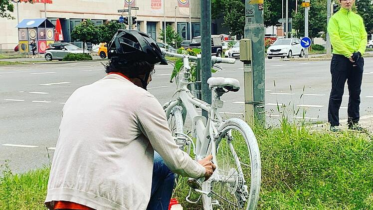 Nürnberg: Neues Ghost Bike aufgestellt