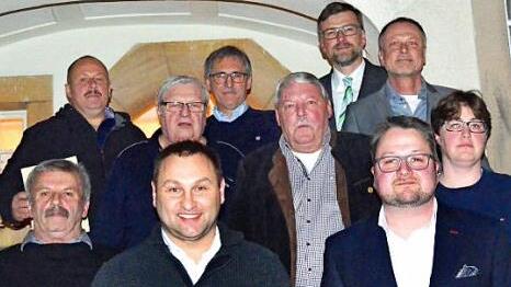 Die für langjährige Mitgliedschaft geehrten Mitglieder zusammen mit (vorne von links) MdL Jürgen Baumgärtner und CSU-Ortsverbandsvorsitzendem Christian Zorn Foto: Thomas Micheel