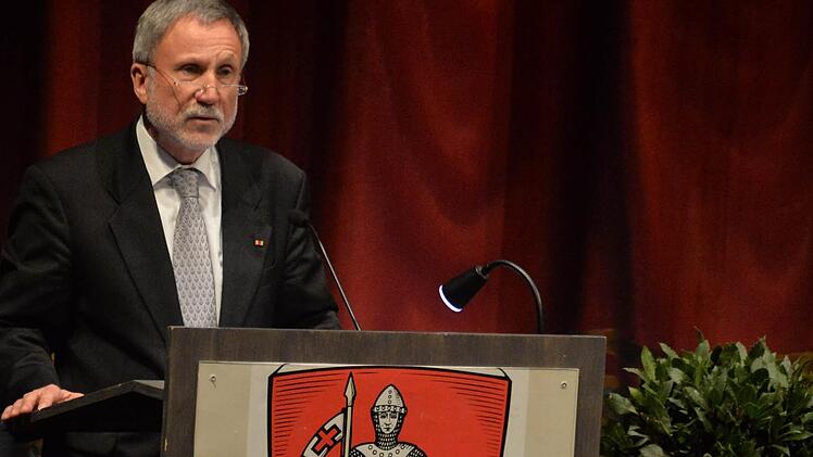 Die Festrede hielt Dr. Lothar Schwarz, Präsident der Rechtsanwaltskammer Bamberg. Foto: Ronald Rinklef