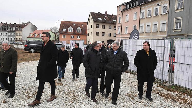 Spatenstich am "Ulanenpark". Foto: Ronald Rinklef