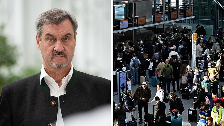 Nach Drohnen-Chaos am Airport München - Söder mit radikaler Ansage