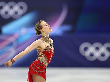 Anastasia Gubanova lieferte bei Olympia ihre pers&ouml;nliche Bestleistung ab. Im Fokus stand aber vor allem der Spruch eines ARD-Kommentators.