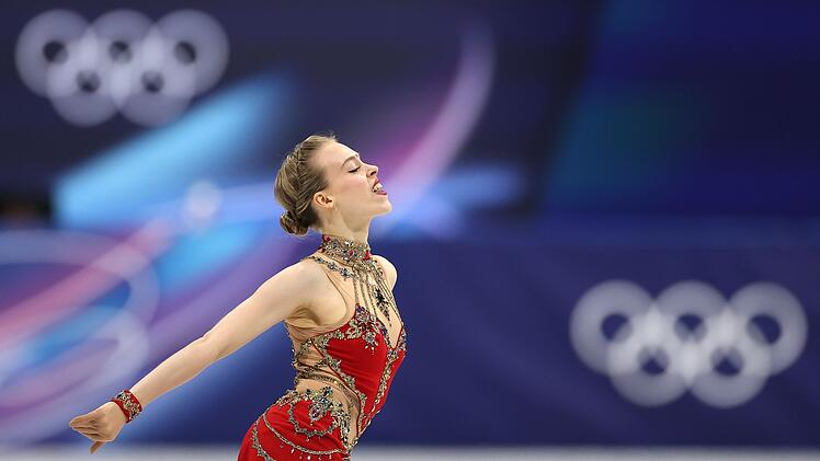 Anastasia Gubanova lieferte bei Olympia ihre pers&ouml;nliche Bestleistung ab. Im Fokus stand aber vor allem der Spruch eines ARD-Kommentators.