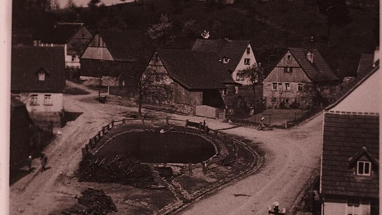 Vro der Gebietsreform: Dorfweiher. Foto: Archiv Ewald Kiesel